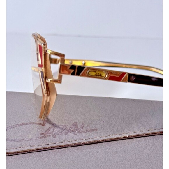 Original Vintage Cazal MOD. 238 COL. 370 Eyeglass Frames – 1970s Geometric Style main image 4